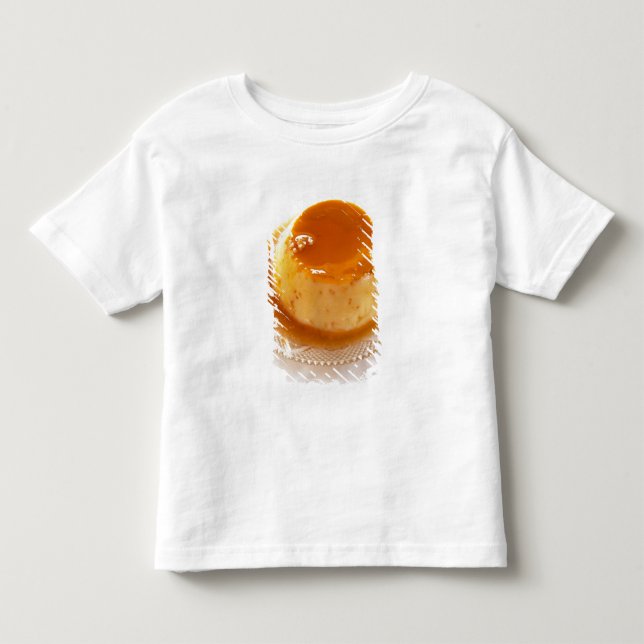 Camiseta Pudim de creme caramel com caramelo (Frente)