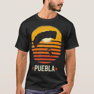 Camiseta Puebla Paragliding Shirt Glider Retro