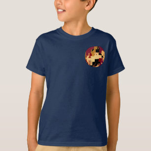 Camiseta Pueblos Antigos do Sudoeste Arte de Poster WPA