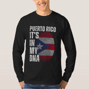 Camiseta Puerto Rica Está no meu DNA Correspondente a Porto
