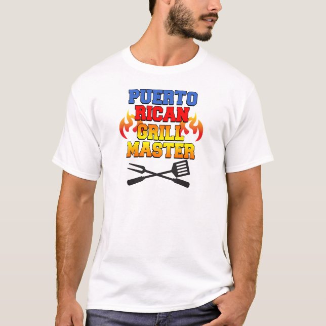 Camiseta Puerto Rican Grill Master (Frente)