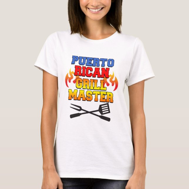 Camiseta Puerto Rican Grill Master (Frente)