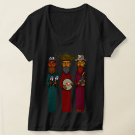 Camiseta Puerto Rican Three Kings with Musical Parranda
