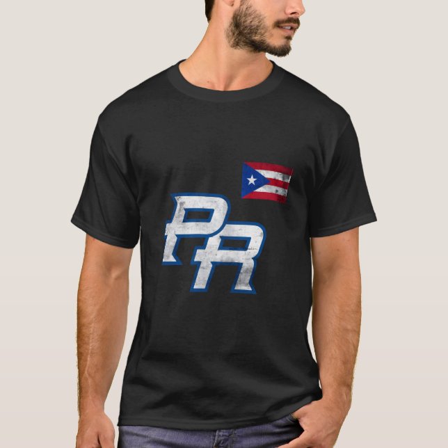 Camiseta Puerto Rico 2023 Baseball Flag Pride Pr Boricua Pu (Frente)
