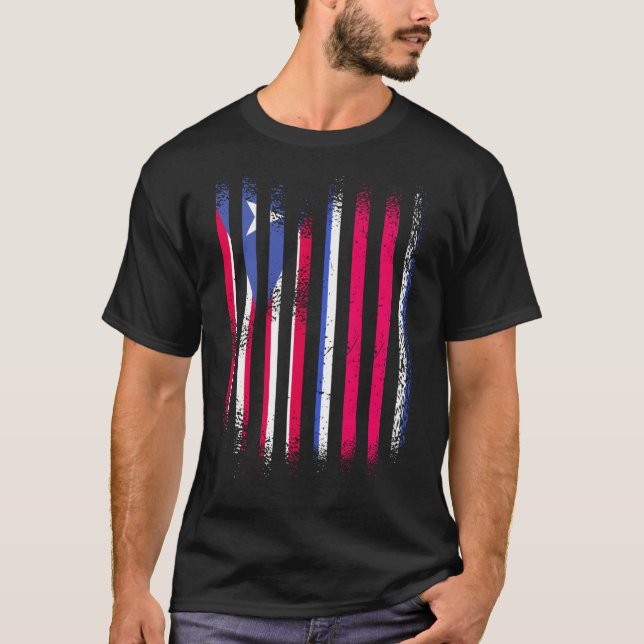 Camiseta Puerto Rico Flag Costa Rica Grown Country Flags St (Frente)