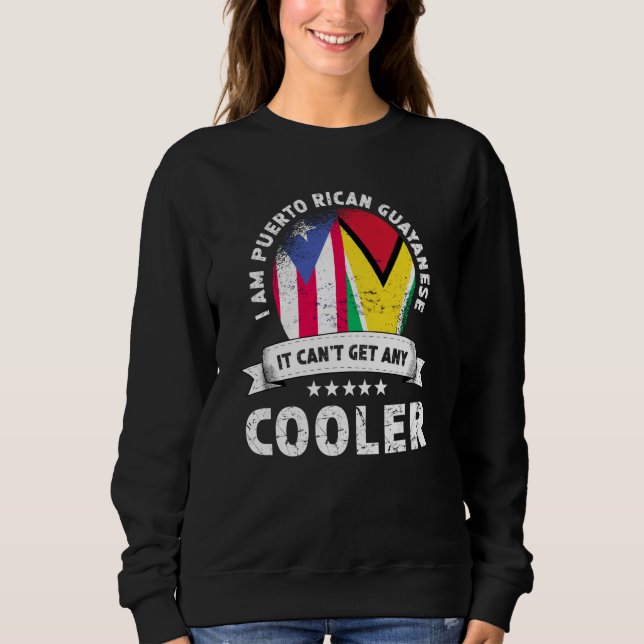 Camiseta Puerto Rico Flag Guyana Grown Patriot Country Prid (Frente)