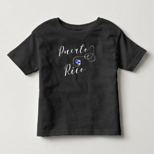 Camiseta Puerto Rico Flag Heart, Puerto Rican Flag