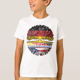 Camiseta Puerto Rico Porto-riquenho Alemão Alemanha