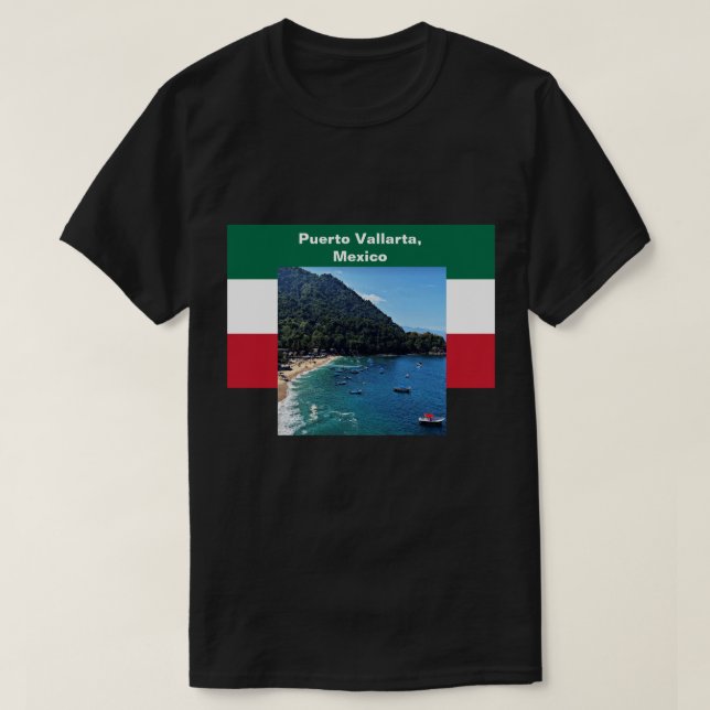 Camiseta Puerto Vallarta, México (Frente do Design)