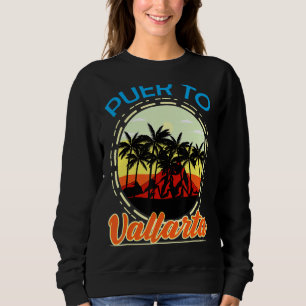 Camiseta Puerto Vallarta Mexico Retro Mexicano Resort Vacat