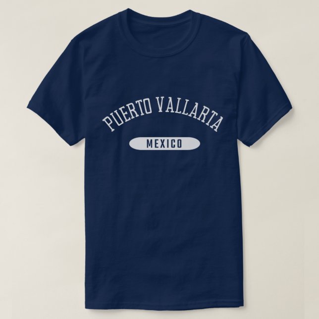 Camiseta Puerto VallartaEstilo Clássico Puerto Vallarta Mei (Frente do Design)