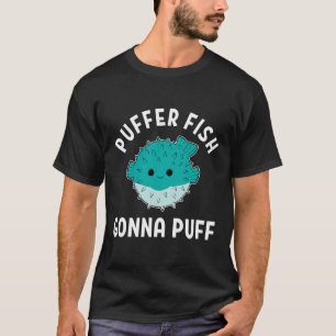 Camiseta Puffer Fish Gonff Enche Engraçado Puffer Fish