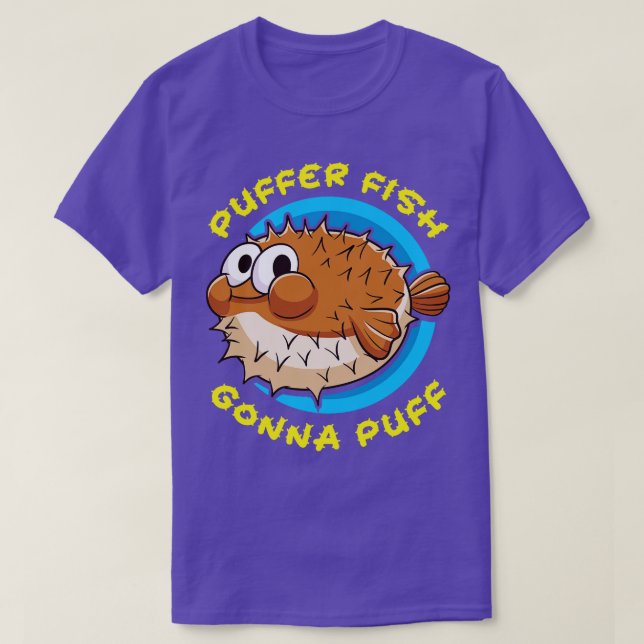 Camiseta Pufferfish Puffer Fish Gonff (Frente do Design)