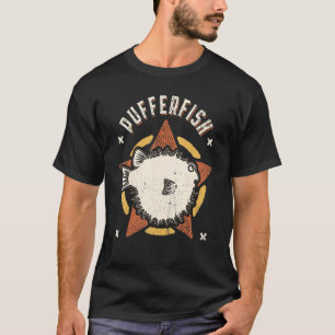 Camiseta Pufferfish Vintage Retro Classic Animal