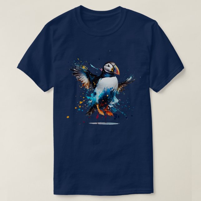 Camiseta Puffin (Frente do Design)