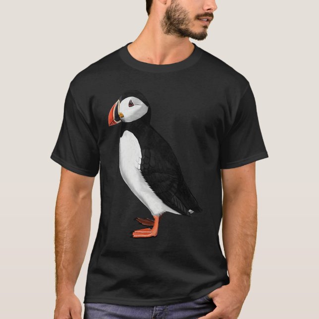 Camiseta Puffin Bird Bird Birdwatcher Animal Biologist (Frente)