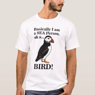Camiseta Puffin Bird Seabird Engraçado