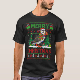 Camiseta Puffin Bird Xmas Tree Ugly Papais noeis Puffin Chr