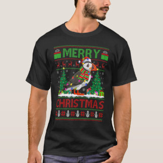 Camiseta Puffin Bird Xmas Tree Ugly Santa Puffin Christma