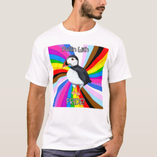 Camiseta Puffin Com Orgulho! LGBTQ+