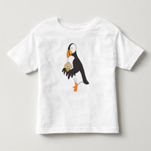 Camiseta Puffin com um Muffin