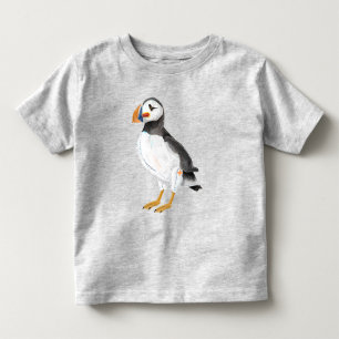 Camiseta Puffin pintado e bonito