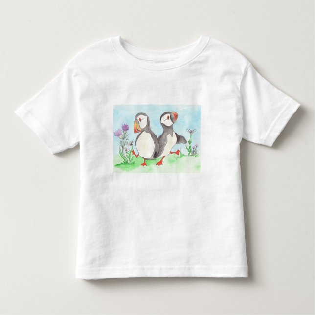 Camiseta Puffin Polka (Frente)
