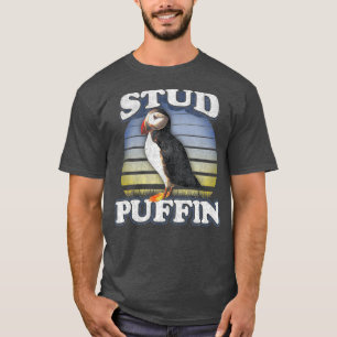Camiseta Puffin Stud Muffin Pijamas Vintage Retro