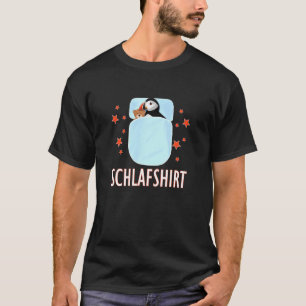 Camiseta Puffin Teddy Bear Boa Noite Pijamas Pássaros