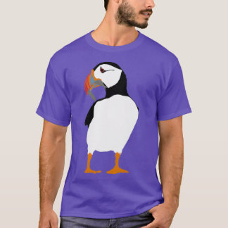 Camiseta Puffins em verde