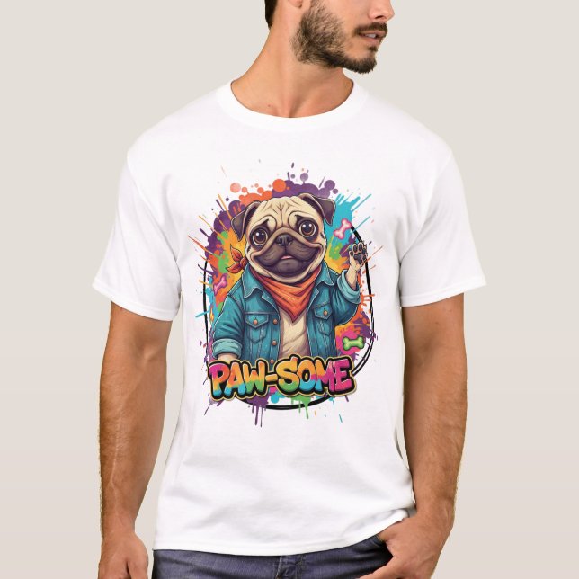 Camiseta Pug (Frente)