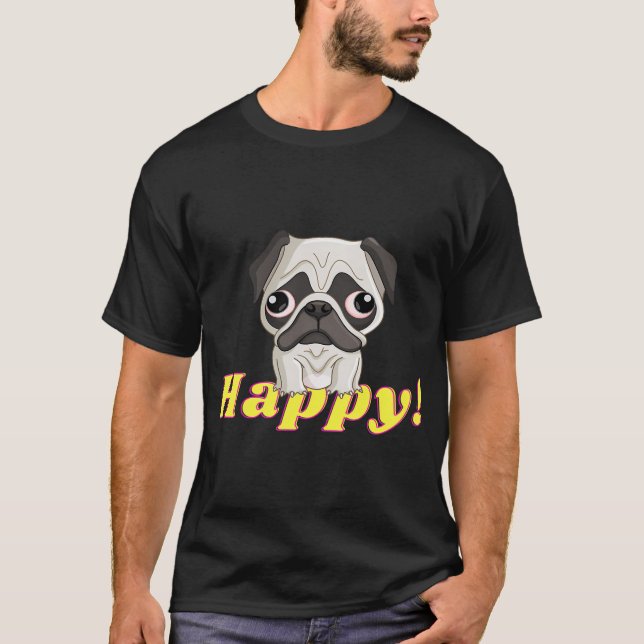 Camiseta Pug (Frente)