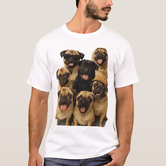 Camiseta Pug (Frente)