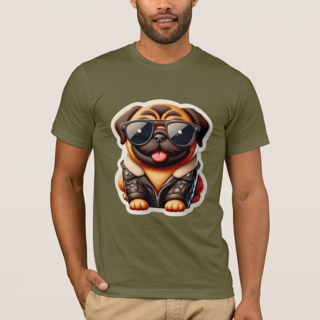 CAMISETA PUG 3 (Frente)