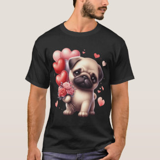 Camiseta Pug Adorável