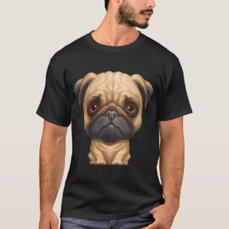 Camiseta Pug Adorável