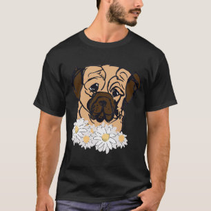 Camiseta pug americano
