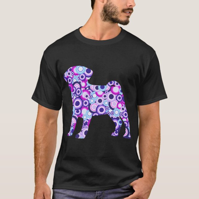 Camiseta Pug - Arte Animal (Frente)