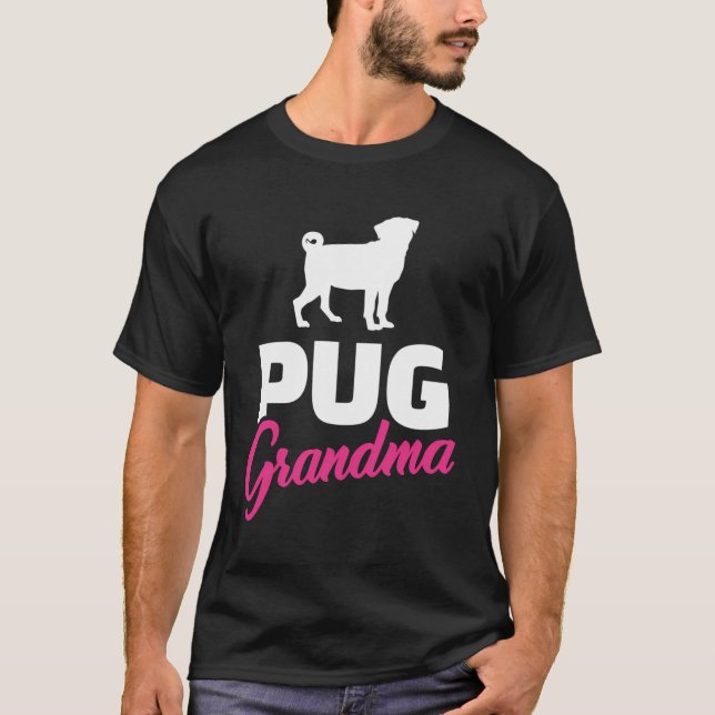 Camiseta Pug Avó (Frente)