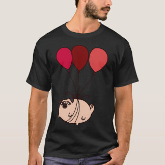 Camiseta Pug Balão