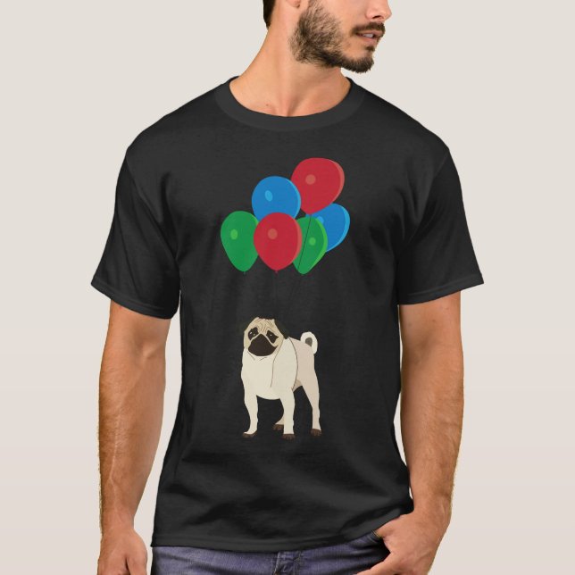 Camiseta Pug Balão 585 (Frente)