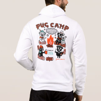 Camiseta Pug Camp 2024 Zip-up Hoodie