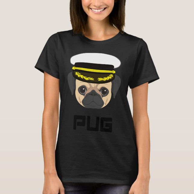 Camiseta pug Clássico 343 (Frente)