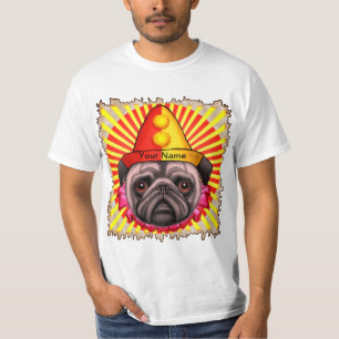 Camiseta Pug Clown