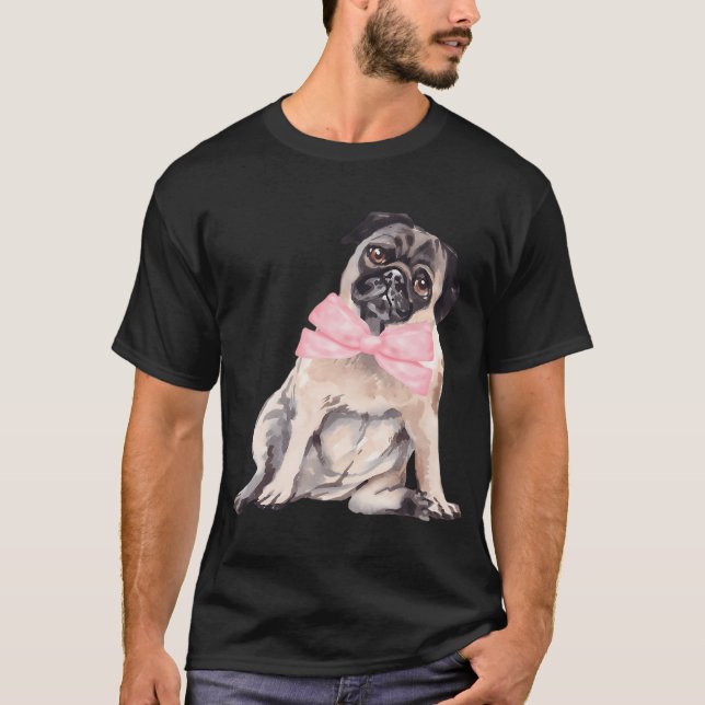 Camiseta Pug Coquete (Frente)