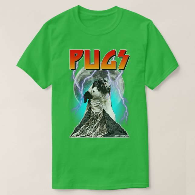 Camiseta Pug da Besta (Frente do Design)