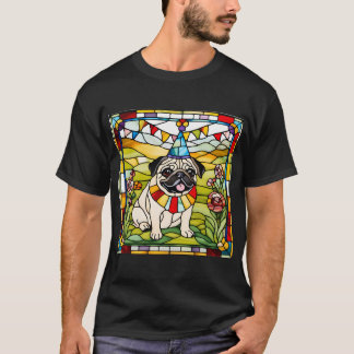 Camiseta Pug da Festa de Vidro: Paul