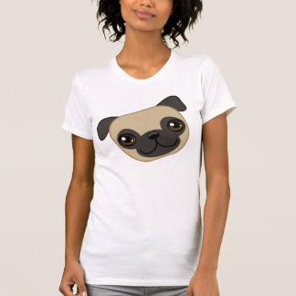 Camiseta Pug da jovem corça