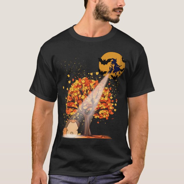 Camiseta Pug da Lua Mística (Frente)