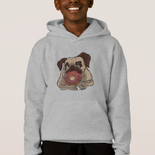 Camiseta Pug de Donut Doce